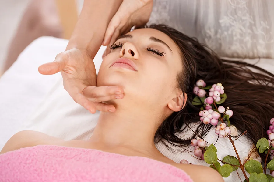 Relaxing spa massage therapy